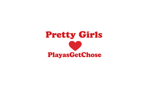 Limited edition “pretty girls ❤️ playasgetchose” Tank Tops